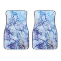 Blue Marble Print Front Car Floor Mats