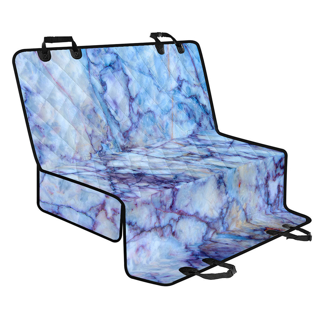 Blue Marble Print Pet Car Back Seat Cover