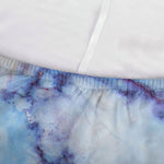 Blue Marble Print Sofa Cover