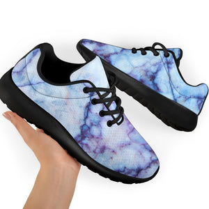 Blue Marble Print Sport Shoes GearFrost