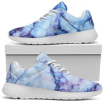 Blue Marble Print Sport Shoes GearFrost