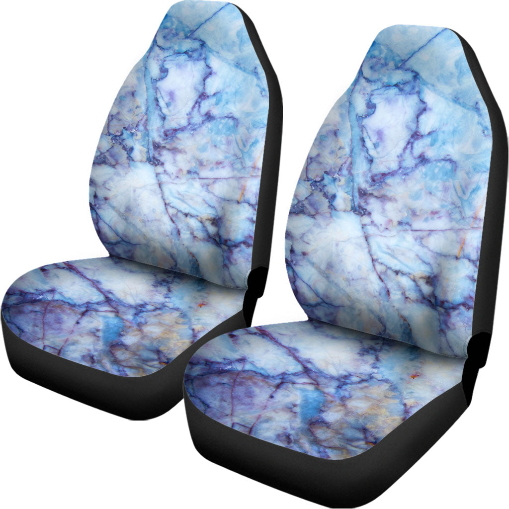 Blue Marble Print Universal Fit Car Seat Covers
