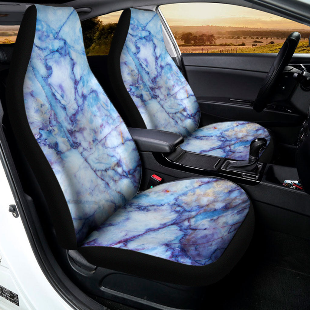Blue Marble Print Universal Fit Car Seat Covers