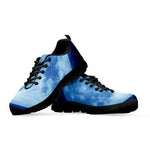 Blue Moon Print Black Sneakers
