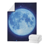 Blue Moon Print Blanket