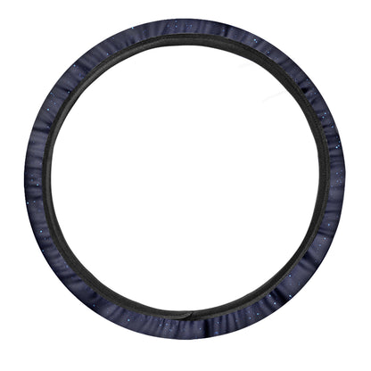 Blue Moon Print Car Steering Wheel Cover
