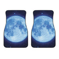Blue Moon Print Front Car Floor Mats