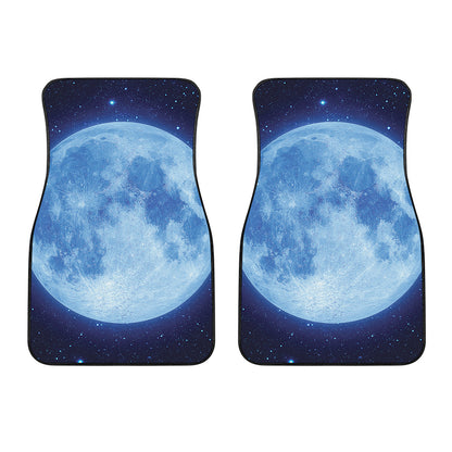 Blue Moon Print Front Car Floor Mats