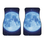 Blue Moon Print Front Car Floor Mats
