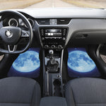 Blue Moon Print Front Car Floor Mats