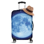 Blue Moon Print Luggage Cover