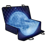 Blue Moon Print Pet Car Back Seat Cover