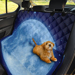 Blue Moon Print Pet Car Back Seat Cover