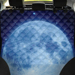 Blue Moon Print Pet Car Back Seat Cover