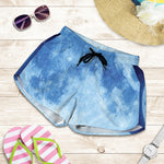 Blue Moon Print Women's Shorts