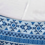 Blue Native American Aztec Pattern Print Sofa Cover