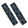 Blue Native Dream Catcher Pattern Print Car Seat Belt Covers