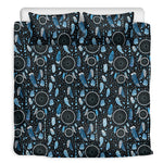 Blue Native Dream Catcher Pattern Print Duvet Cover Bedding Set