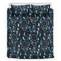 Blue Native Dream Catcher Pattern Print Duvet Cover Bedding Set