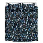 Blue Native Dream Catcher Pattern Print Duvet Cover Bedding Set