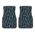 Blue Native Dream Catcher Pattern Print Front Car Floor Mats
