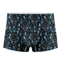Blue Native Dream Catcher Pattern Print Men's Boxer Briefs