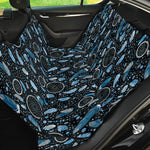 Blue Native Dream Catcher Pattern Print Pet Car Back Seat Cover