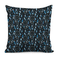 Blue Native Dream Catcher Pattern Print Pillow Cover
