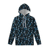 Blue Native Dream Catcher Pattern Print Pullover Hoodie