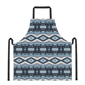 Blue Native Navajo Print Apron