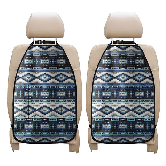 Blue Native Navajo Print Car Seat Organizers