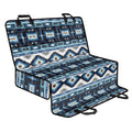 Blue Native Navajo Print Pet Car Back Seat Cover