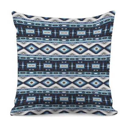 Blue Native Navajo Print Pillow Cover