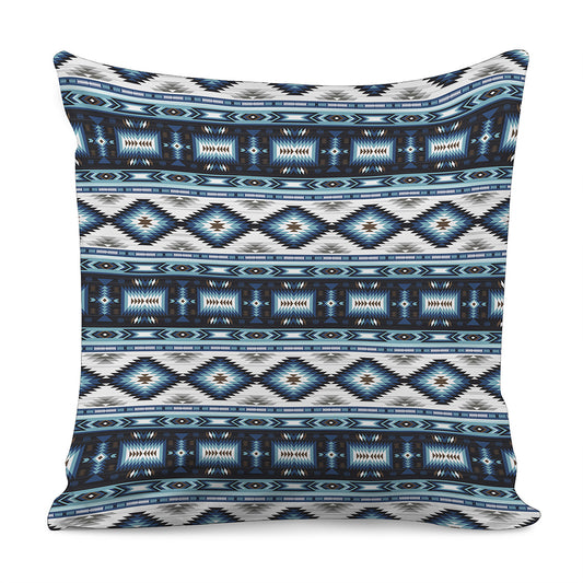 Blue Native Navajo Print Pillow Cover