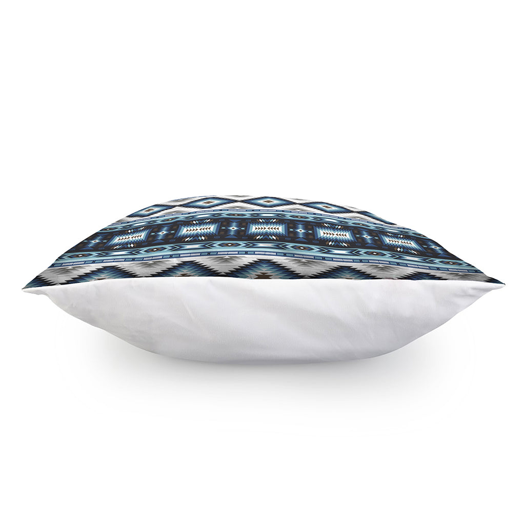 Blue Native Navajo Print Pillow Cover