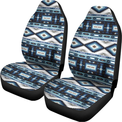 Blue Native Navajo Print Universal Fit Car Seat Covers