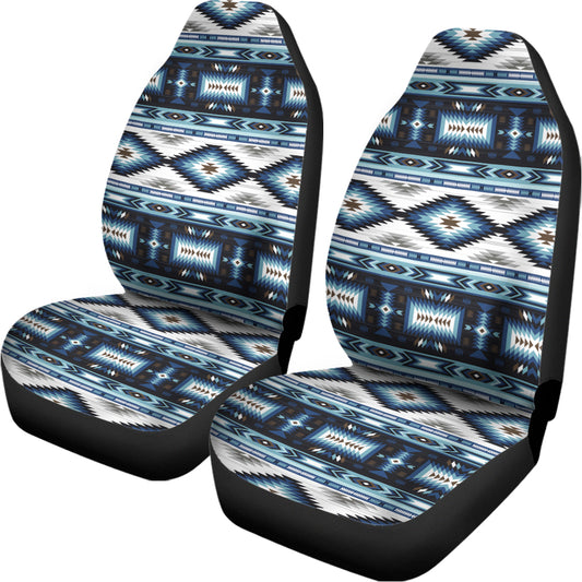 Blue Native Navajo Print Universal Fit Car Seat Covers