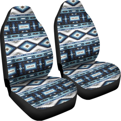 Blue Native Navajo Print Universal Fit Car Seat Covers