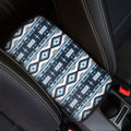 Blue Native Navajo Print Car Center Console Cover