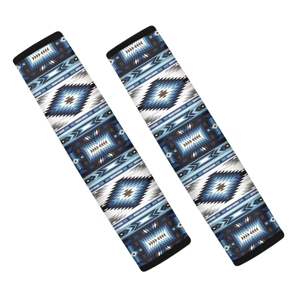 Blue Native Pendleton Navajo Print Car Seat Belt Covers