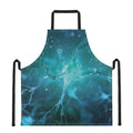 Blue Neurons In The Brain Print Apron