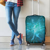 Blue Neurons In The Brain Print Luggage Cover