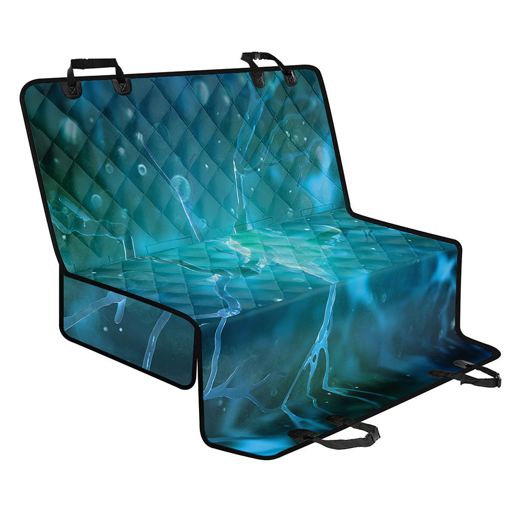 Blue Neurons In The Brain Print Pet Car Back Seat Cover