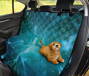 Blue Neurons In The Brain Print Pet Car Back Seat Cover