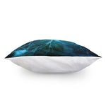 Blue Neurons In The Brain Print Pillow Cover