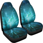 Blue Neurons In The Brain Print Universal Fit Car Seat Covers