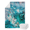 Blue Ocean Acid Melt Print Blanket