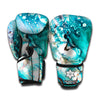 Blue Ocean Acid Melt Print Boxing Gloves