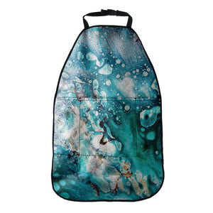 Blue Ocean Acid Melt Print Car Seat Organizers