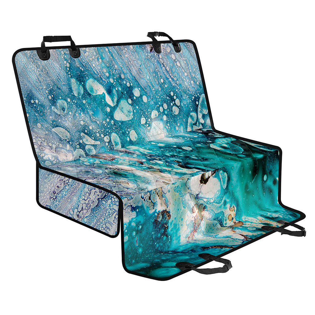 Blue Ocean Acid Melt Print Pet Car Back Seat Cover